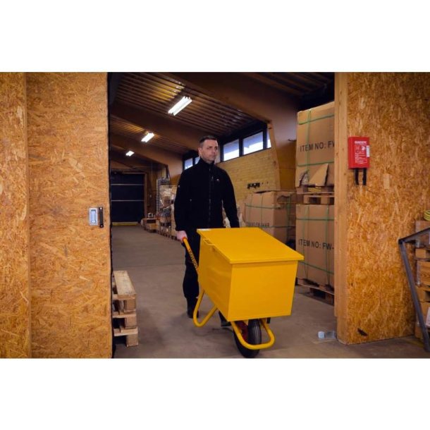 Ravendo V�rkt�jstrilleb�r TB 160-L - lasteevne 250kg - 160 Liter - Gul - Pulverlakeret