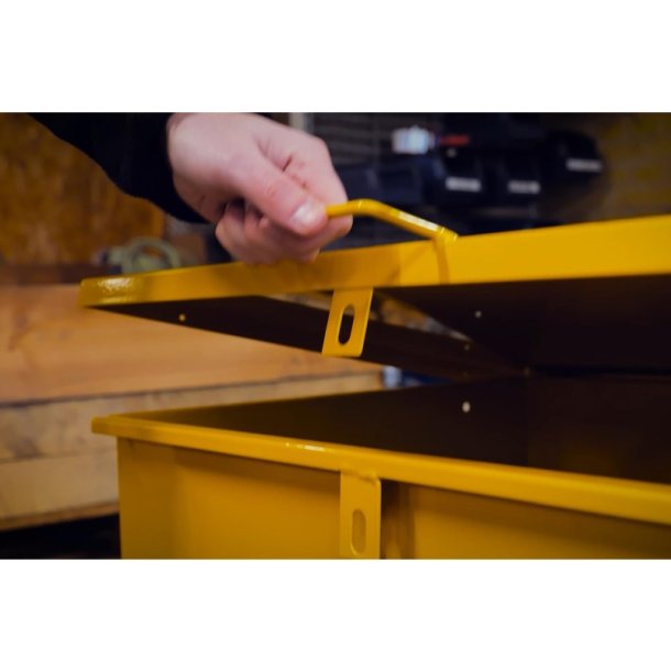 Ravendo V�rkt�jstrilleb�r TB 160-L - lasteevne 250kg - 160 Liter - Gul - Pulverlakeret