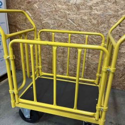 Ravendo sidestykke TW1000 - Gul pulverlakeret stl