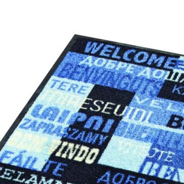 Notrax indgangsmtte Deco  - New Welcome bl Smudsmtte