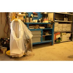 Ravendo Affaldssorteringsstativ til 6 skke - 4 drejbare hjul - gul