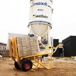 Ravendo EL Pallekrre EPT TIP - lasteevne 325 kg - Stl - Luftgummi hjul