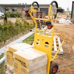 Ravendo EL Pallekrre EPT TIP - lasteevne 325 kg - Stl - Luftgummi hjul