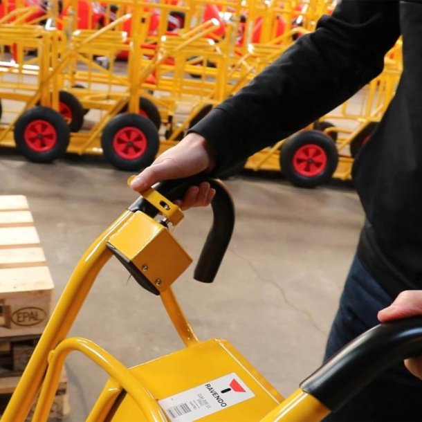 Ravendo El skkevogn CLM 250 LS Ergo - lasteevne 250 kg - Stl - Luftgummi hjul