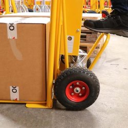 Ravendo El skkevogn CLM 250 LS Ergo - lasteevne 250 kg - Stl - Luftgummi hjul