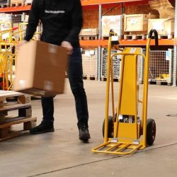 Ravendo El skkevogn CLM 250 LS Ergo - lasteevne 250 kg - Stl - Luftgummi hjul