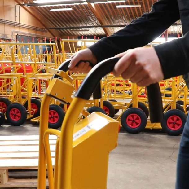 Ravendo El skkevogn CLM 250 LS Ergo - lasteevne 250 kg - Stl - Luftgummi hjul