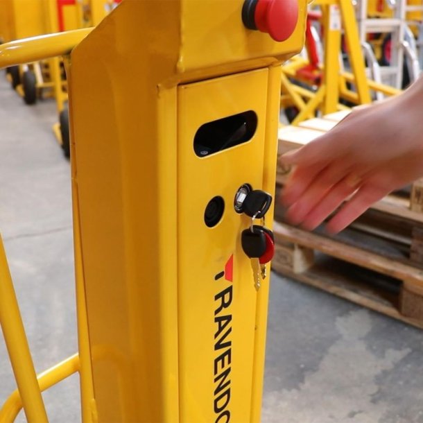 Ravendo El skkevogn CLM 250 LS Ergo - lasteevne 250 kg - Stl - Luftgummi hjul