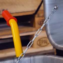 Ravendo mrtelbr BC1100 LID - Volume 110 Liter/lasteevne 250 kg - galvaniseret stl med lg