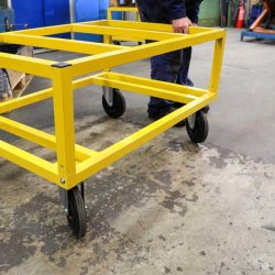 Ravendo Pallevogn PTA 800 - lasteevne 800 kg - hjdejusterbar - Pulverlakeret stl