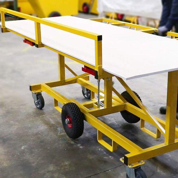 Ravendo Pladevogn PBT 500 L - lasteevne 500 kg - Pulverlakeret stl