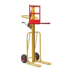 Ravendo S�kkevogn med hejs LST 100 LH - lasteevne 100 kg - St�l - Luftgummi hjul