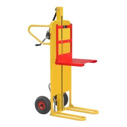 Ravendo S�kkevogn med hejs LST 100 L - lasteevne 100 kg - St�l - Luftgummi hjul