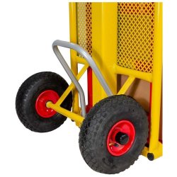 Ravendo S�kkevogn med hejs LST 100 L - lasteevne 100 kg - St�l - Luftgummi hjul