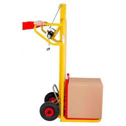 Ravendo S�kkevogn med hejs LST 100 L - lasteevne 100 kg - St�l - Luftgummi hjul