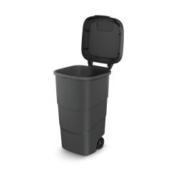 Ravendo 110 liter udendrs affaldsbeholder med lg - Sort