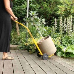 Ravendo Krukkevogn - lasteevne 50 kg - Stl - massive hjul