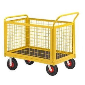 Ravendo lagervogn TW 1000 L-HWS - 1100x600 mm - 400 kg - luftgummi hjul