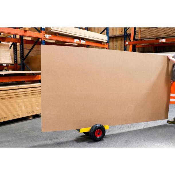 Ravendo Pladehund TW200 L - lasteevne 200 kg - Pulverlakeret stl - luftgummi