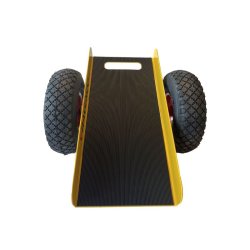 Ravendo Pladehund TW200 LW - lasteevne 200 kg - Pulverlakeret stl - luftgummi