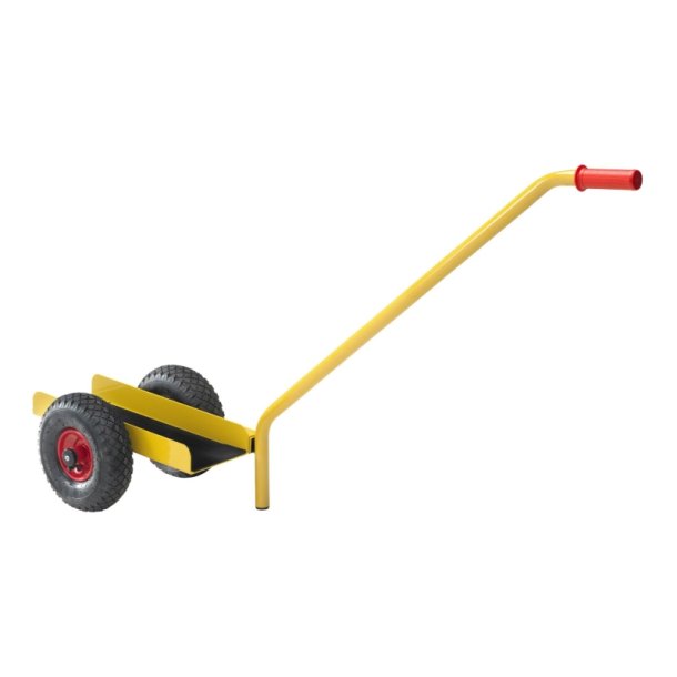 Ravendo Pladehund TW200 L-2 - lasteevne 200 kg - Hndtag - Pulverlakeret stl - luftgummi