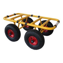 Ravendo Pladehund TW300-4W - lasteevne 300 kg - Pulverlakeret stl - Luftgummi