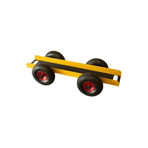 Ravendo Pladehund TW300-4W - lasteevne 300 kg - Pulverlakeret stål - luftgummi