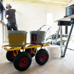 Ravendo Pladehund TW300-4W PUR - lasteevne 300 kg - Pulverlakeret stl - PUR Hjul