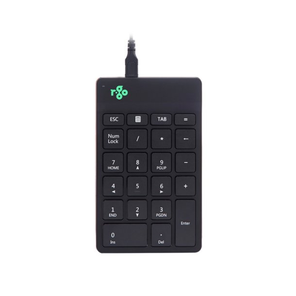 R-Go Tools Numpad Break - Numerisk tastatur - lydls - kablet - sort