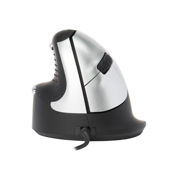 R-Go Tools HE - Ergonomisk vertikal mus - Medium (165-195mm) - kablet - Venstre hnd