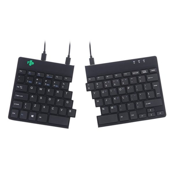 R-Go Tools split break - ergonomisk split tastatur - kablet - sort - (US)