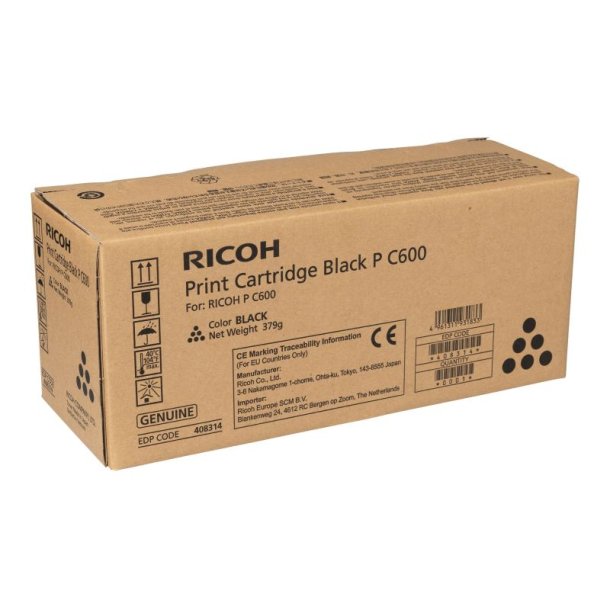 Ricoh 408314 tonerpatron - Original - Sort - 18000 Sider