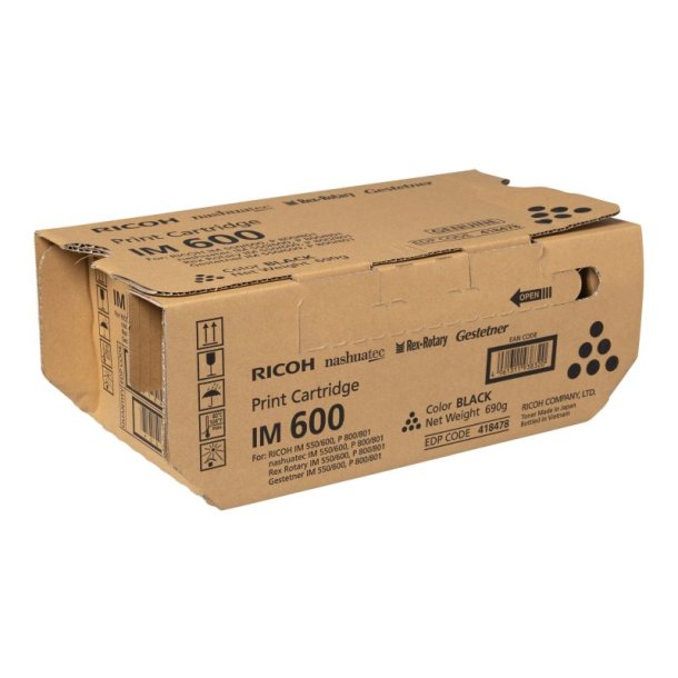 Ricoh 418478 tonerpatron - Original - Sort - 25000 Sider