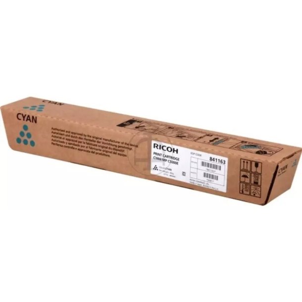 Ricoh 842051 tonerpatron - Original - cyan - 18000 Sider