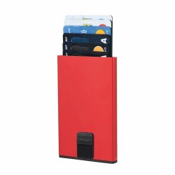 Samsonite Wallet Alufit - RFID - Card Case Slid - alu - R�d