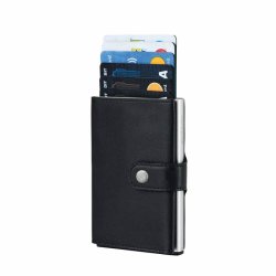 Samsonite Wallet Alufit Plus - RFID - Card Case Slid - m/Seddelrum - alu - Sort