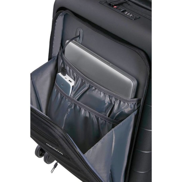 American Tourister Kabine kuffert - Nova Stream - Spinner 55/20 - Expand - Smart sort