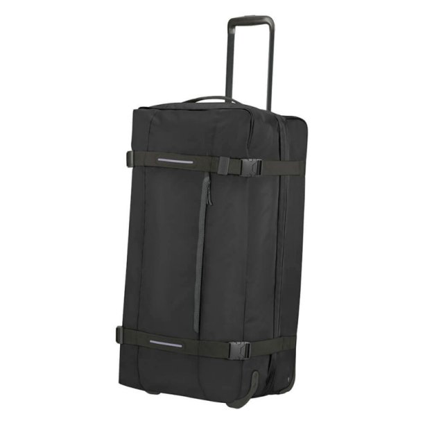 American Tourister Duffel bag med hjul - Urban Track sort - stor kuffert 116 Liter