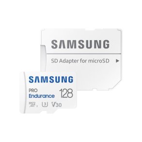 SAMSUNG PRO Endurance microSD 128GB - med SD adapter
