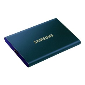 historie Jeg vil have Bryde igennem Samsung ekstern SSD - T7 MU-PC1T0T -krypteret - 1 TB - USB 3.2 Gen 2 (USB-C  stikforbindelse) - 256-bit AES - titan grå
