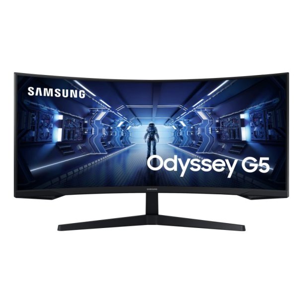 Samsung G55T 34" skrm - 3440 x 1440 pixel - UltraWide Quad HD - LED - Sort