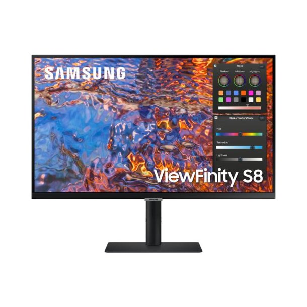 Samsung S80PB 27" skrm - 3840 x 2160 pixel - 4K Ultra HD - LCD - 5 ms - Sort