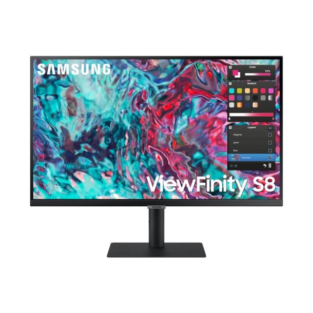 Samsung S80TB 27" skrm - 3840 x 2160 pixel - 4K Ultra HD - LED - 5 ms - Sort