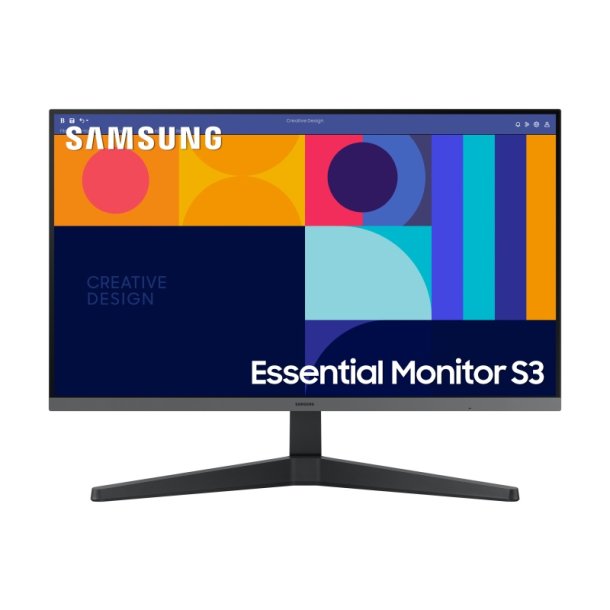 Samsung S27C330GAUX - LED-skrm - 27" - Full HD - IPS - HDMI, DisplayPort - sort