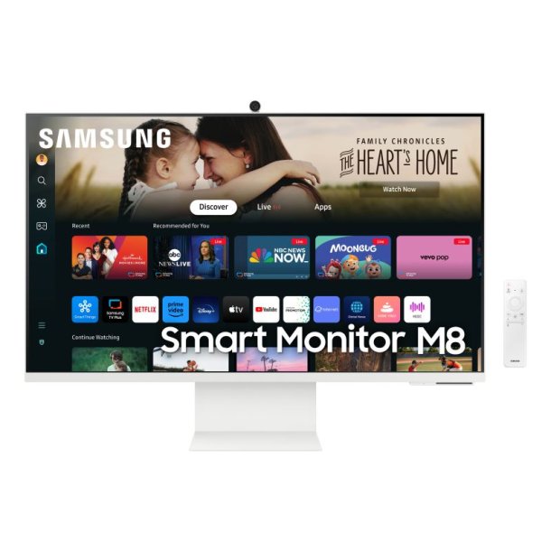 Samsung M80D 32" skrm - 3840 x 2160 pixel - 4K Ultra HD - LED - 4 ms - Hvid