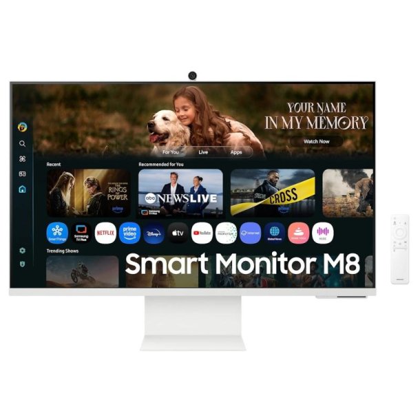Samsung M80F 32" skrm - 3840 x 2160 pixel - 4K Ultra HD - LCD - 4 ms - Hvid