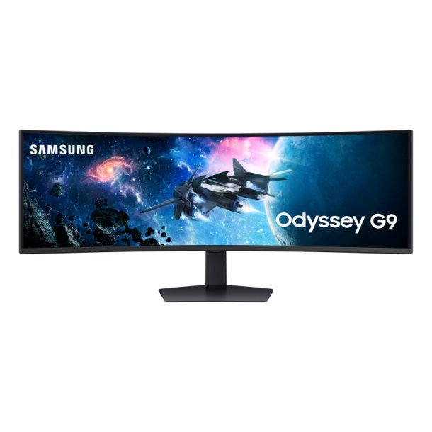 Samsung G95C 49" skrm - 5120 x 1440 pixel - Dual QHD - LED - 1 ms - Sort