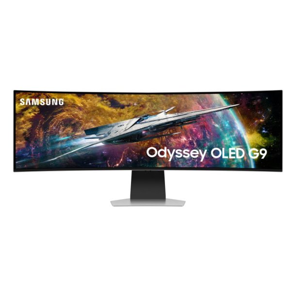 Samsung G95SC 49" skrm - 5120 x 1440 pixel - Dual QHD - OLED - 0,03 ms - Slv