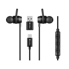 Sandberg USB-C/A In-Ear headset med linjemikrofon