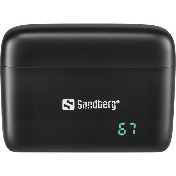 Sandberg Streamer USB-C Wireless Mic x2 - tr�dl�st clip-on mikrofons�t